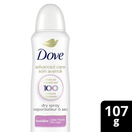 Dove Advanced Care Clear Finish Scent Dry Spray Antiperspirant, 107g Antiperspirant
