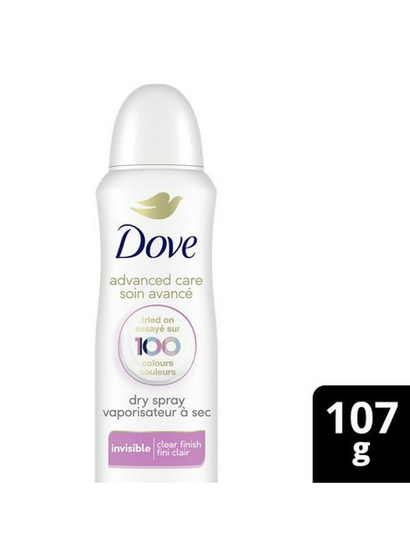 Dove Advanced Care Clear Finish Scent Dry Spray Antiperspirant, 107g Antiperspirant