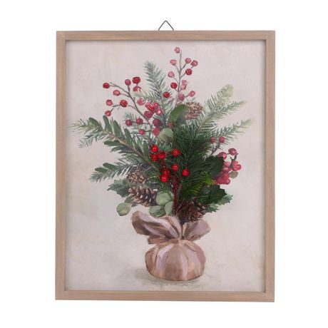 Christmas 19.75in Wood Art Wall Decor | Walmart Canada
