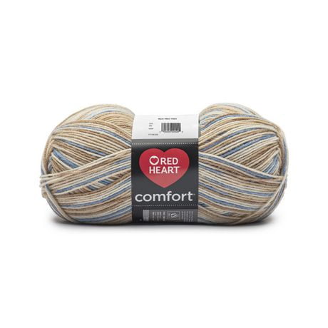 Red Heart® Comfort® Yarn, Prints, Acrylic #4 Medium, 12oz/340g, 649 Yards, Versatile yarn large ball size