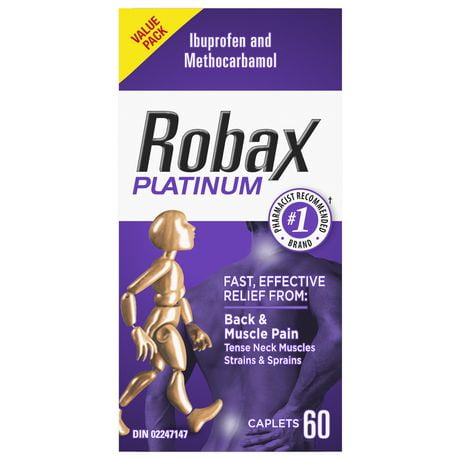 Robax Platinum Caplets, 60 Tablets