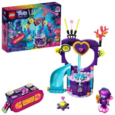 LEGO Trolls World Tour Techno Reef Dance Party 41250 Toy Building Kit ...