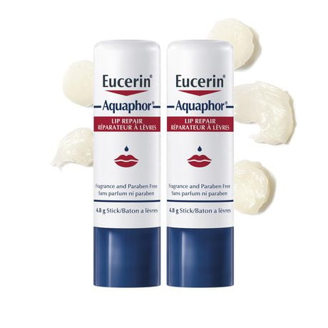 EUCERIN AQUAPHOR Lip Balm Repair Stick DUO PACK for Dry, Chapped and