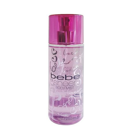 bebe silver body mist