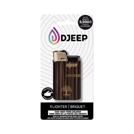 DJEEP Pocket Lighters, BOLD Collection Textured Metallic, Unique Lighters, 1 pack