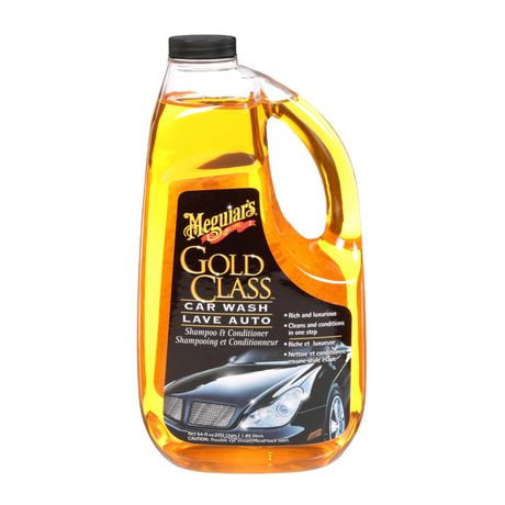 Meguiar’s® Gold Class™ Car Wash Shampoo & Conditioner, G7164C, orange, 64 fl. oz. (1.89 L), 64 fl. oz. (1.89 L)