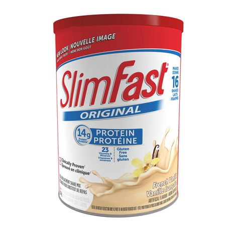 SlimFast Original French Vanilla Meal Replacement Shake Mix, 530 g