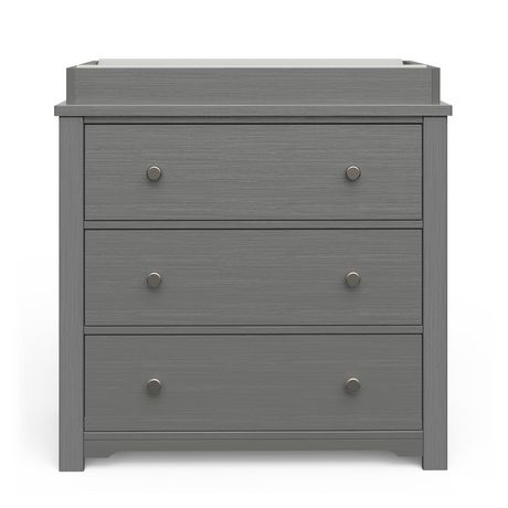 Changing Table Topper Brushed Pebble, Hemnes 3 Drawer Dresser Assembly Time