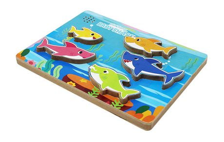 baby shark wooden puzzle walmart