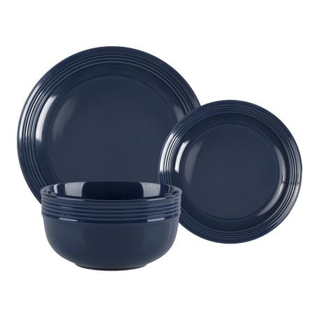Safdie & Co. Luxury Premium Stoneware Tableware Dishware Dinnerset 12 Piece Set Malibu