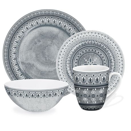 Safdie & Co. Luxury Premium Porcelain Tableware Dishware Dinnerset 16 Piece Set Santa Fe