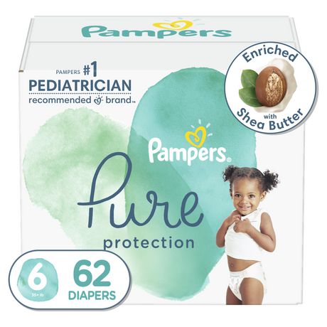 Pampers Swaddlers Diapers, Jumbo Pack, Sizes P-S, N, 1, 2, 3, 4, 5, and 6
