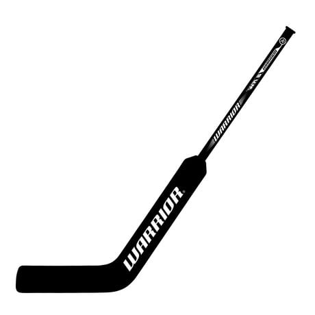 Warrior Plastic Street Hockey Goalie Stick - 18" Paddle, Black Shaft and Blade