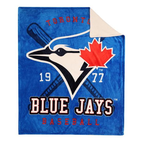 Couverture en peluche de MLB Toronto Blue Jays, (50"x60")