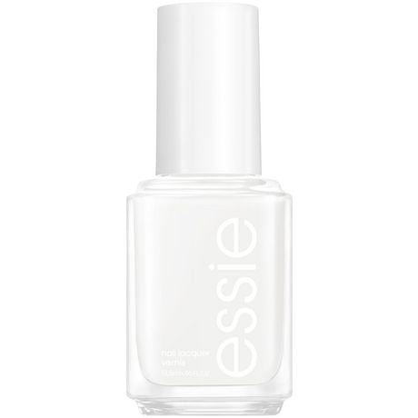 essie nail polish, vegan, glossy shine finish, salon quality formula, blanc, white, 13.5ml, vegan nail polish