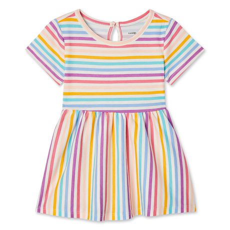 George Baby Girls' Short Sleeve Dress | Walmart Canada