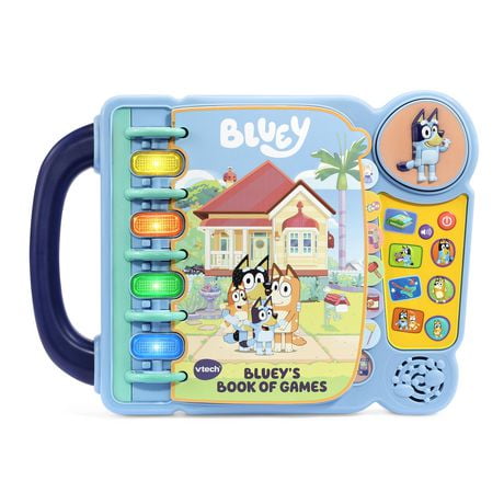 VTech Bluey Bluey's Book of Games - English Version, 3-6 Years