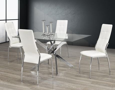 William Dining Set, 5-Piece, White | Walmart Canada