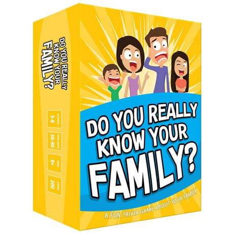 Do You Really Know Your Family Card Game