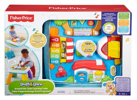 fisher price laugh and learn around the town table