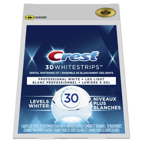 Crest 3D White Whitestrips with Light | Walmart Canada