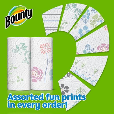 Bounty Select-A-Size Paper Towels, Spring Print | Walmart Canada