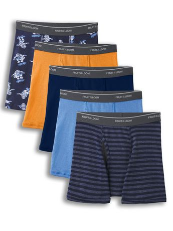 Fruit of the Loom Boys' Cool Zone Boxer Briefs, 5-Pack | Walmart Canada