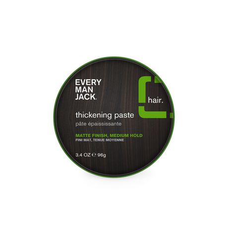 Every Man Jack Hair Styling Thickening Paste / Thickening, Medium Hold For Short To Medium Hair, Naturally Derived, Crue 96G
