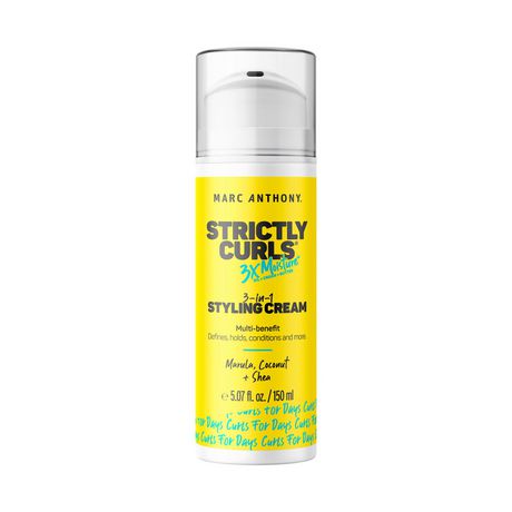 Marc Anthony Cosmetics Inc Marc Anthony Strictly Curls 3X Moisture 3-In-1 Styling Cream