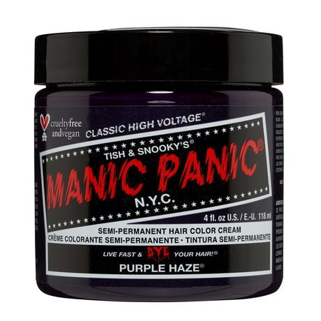 Manic Panic - Purple Haze, Semi-permanent hair color cream 118 mL