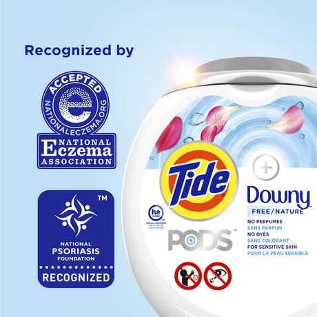 Tide PODS +Downy Free, Liquid Laundry Detergent Pacs, Recognized by ...