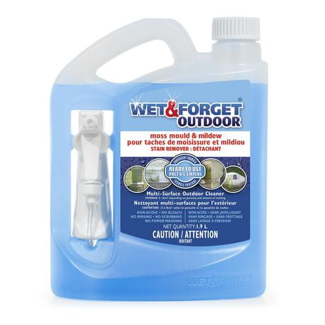 Wet & Forget extérieur prêt à être utilisé pour taches de moisissure et mildiou Detachant moisissure et mildiou Détachant