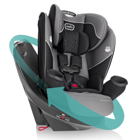 Evenflo Revolve360 Rotational All-In-One Car Seat, Evenflo Revolve360 All-In-One