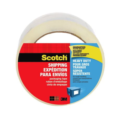 Scotch® Heavy Duty Shipping Packaging Tape, 3850-ESF, 1 Roll Per Pack