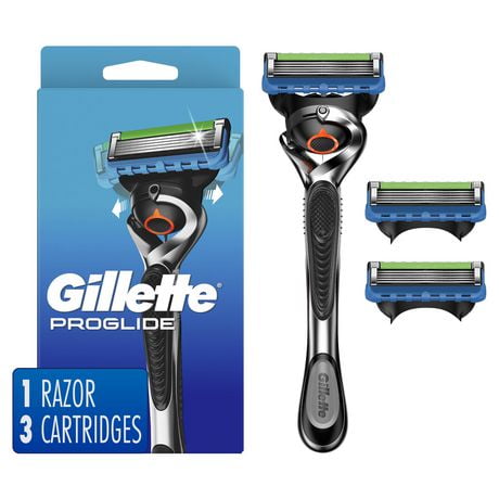 Gillette ProGlide Men's Razor, Handle + 3 Blade Refills