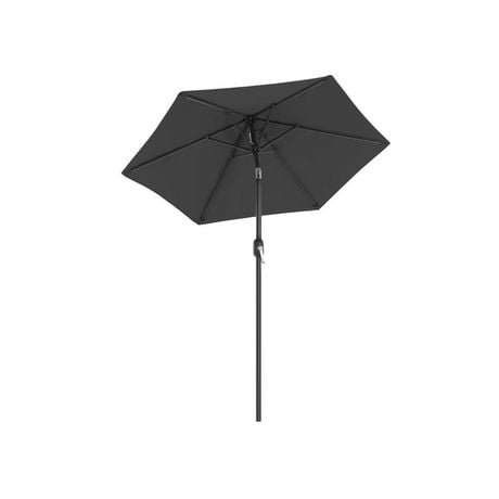 Boutique Home 2.1 m Garden Umbrella Parasol with Tilt and Crank Handle