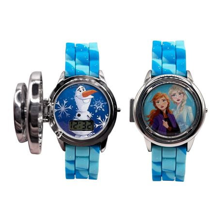 Frozen LCD Watch with Spinner Cover