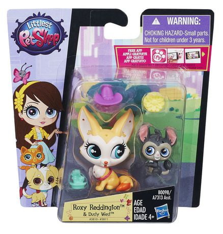 Littlest Pet Shop Pet Pawsabilities Roxy Reddington & Dusty West 