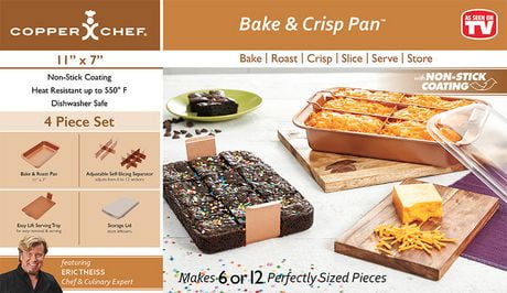 Copper chef bake and crisp pan hotsell