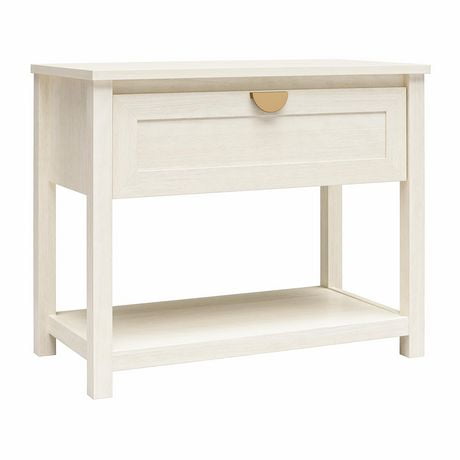 Mr. Kate Primrose Wide 1 Drawer Nightstand with Open Shelf, Natural
