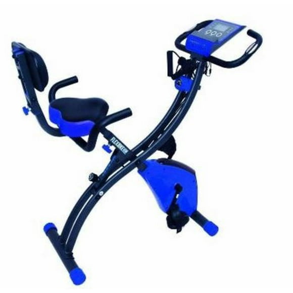 Echelon Flex Ultra Folding Upright and Recumbent Bike with LCD display - Blue