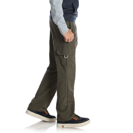 wrangler cargo lined jersey boys pant pants walmart