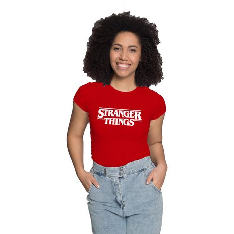 Stranger Things Ladies Logo Short Sleeve T-Shirt | Walmart Canada