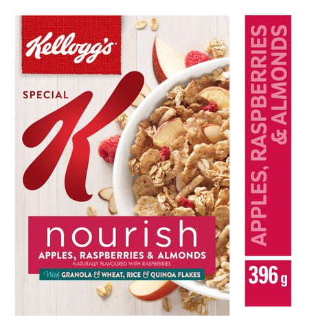 Kellogg's Special K Nourish Apples, Raspberries & Almonds, 396g, Cereal ...