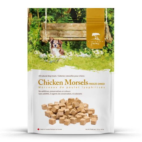 Caledon Farms Freeze Dried Chicken Morsels Dog Treats, 125g / 4.4 oz