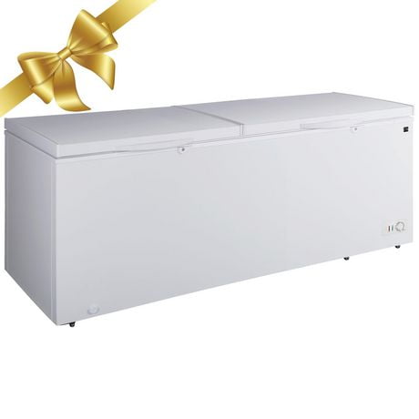 Kenmore 21 cu. ft. Convertible Chest Freezer/Refrigerator, 595L, White – Versatile & Spacious for Home or Garage