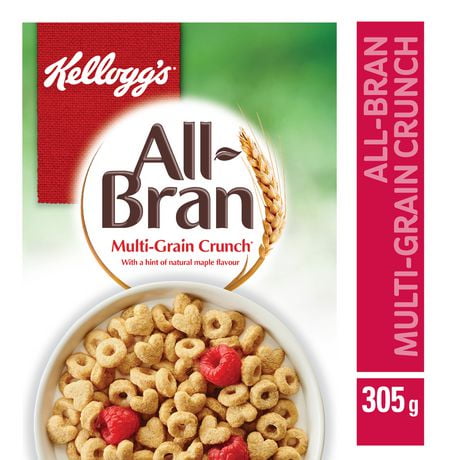 Kellogg's All-Bran Multi-Grain Crunch cereal, 305g | Walmart.ca