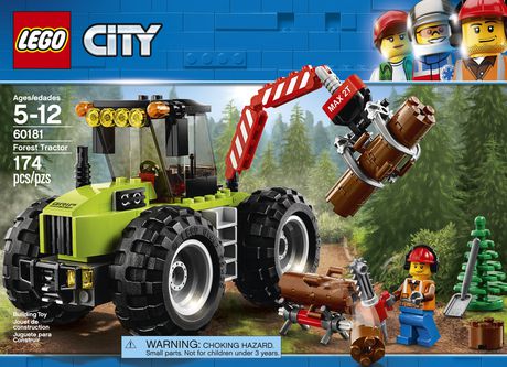 le tracteur forestier lego