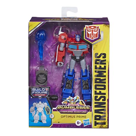 Transformers Toys Cyberverse Deluxe Class Optimus Prime Action Figure ...