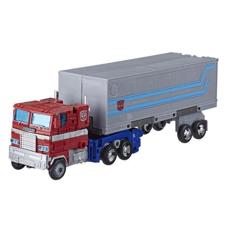 optimus prime toy truck with trailer